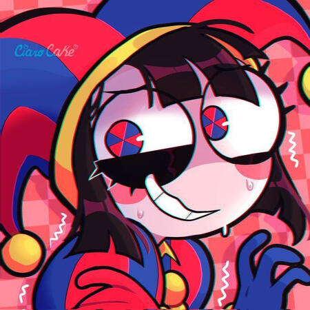 pomni....she/it/glitch/clown....psychosis holder....the amazing digital circus