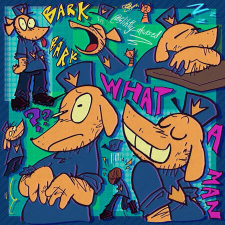 dog man....he/paw....therapist/athlete....dog man